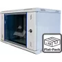 Wirewin WCAB PS2 600X450X6U B FP sieninis stelažo spintelė 6U juoda