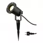 SLV Nautilus Spike Garden Spotlight 227410 GU10 IP65 su žemės smaigaliu ir 1,5 m kabeliu, juoda