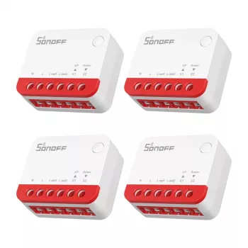 Smart ZigBee Roller Shutter Switch Sonoff MINI-ZBRBS (4 vnt. pakuotė)