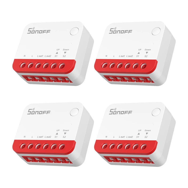 Smart ZigBee Roller Shutter Switch Sonoff MINI-ZBRBS (4 vnt. pakuotė)