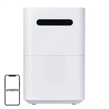 Smartmi Evaporative Humidifier 3 (HU518001EU) – 5L bakas, 350 ml/val., Wi-Fi, UV-C, baltas
