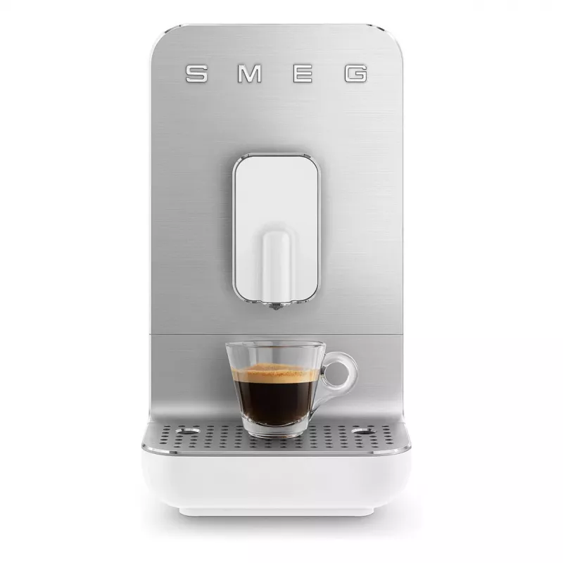 SMEG BCC11WHMEU visiškai automatinis kavos aparatas su garų lazdele, 19 barų, 1.4L, baltas