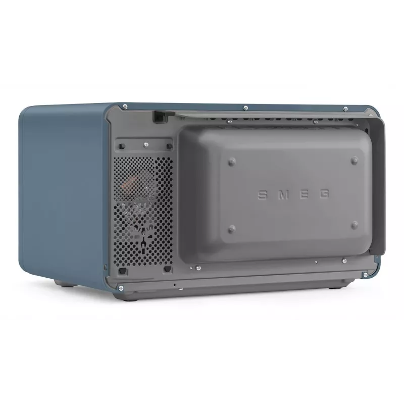 Smeg kombinuota mikrobangų krosnelė MOC02SBMEU, 9 funkcijų, 2100 W, Storm Blue Matt