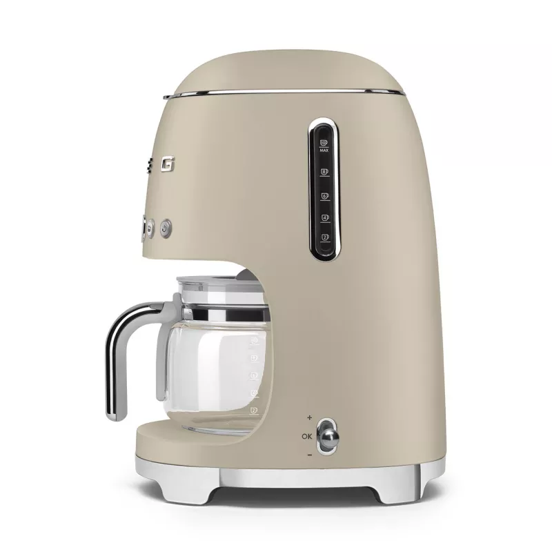 Smeg DCF02MLMEU Filtro kavos virimo aparatas, smėlio spalvos, Ines de la Fressange Paryžiaus leidimas