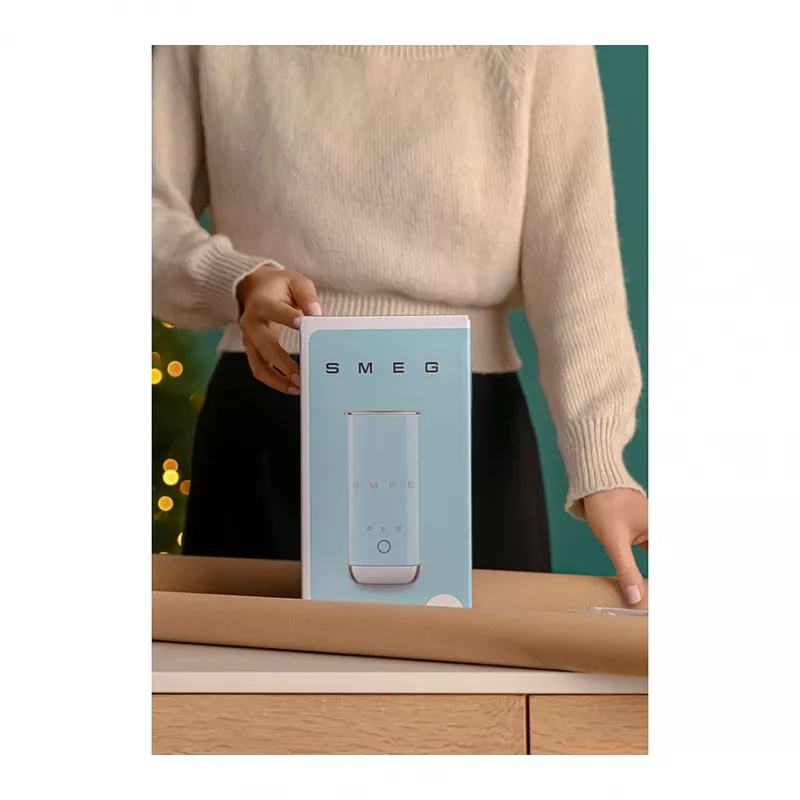 Smeg MFF02PGEU Automatinis pieno plakiklis ir šildytuvas, pastelinė žalia, 500 W