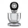 Smeg SMF04BLEU 50's Style Stand Mixer, 800 W, 4.8 L, juoda