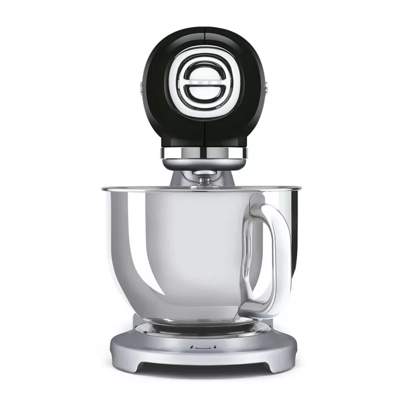 Smeg SMF04BLEU 50's Style Stand Mixer, 800 W, 4.8 L, juoda