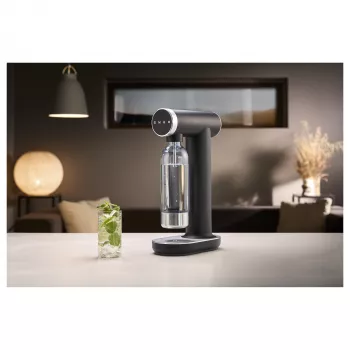 SMEG Sodamaker Collezione Aesthetic Black Sparkling Water Maker SKC01BLM