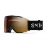 Smith Squad Mag slidinėjimo akiniai - juodi su ChromaPop Pro Gold Mirror ir Storm Rose Flash lęšiais