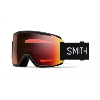 Smith Squad slidinės kaukės – Chromapop Sun Red Mirror, juoda/raudona