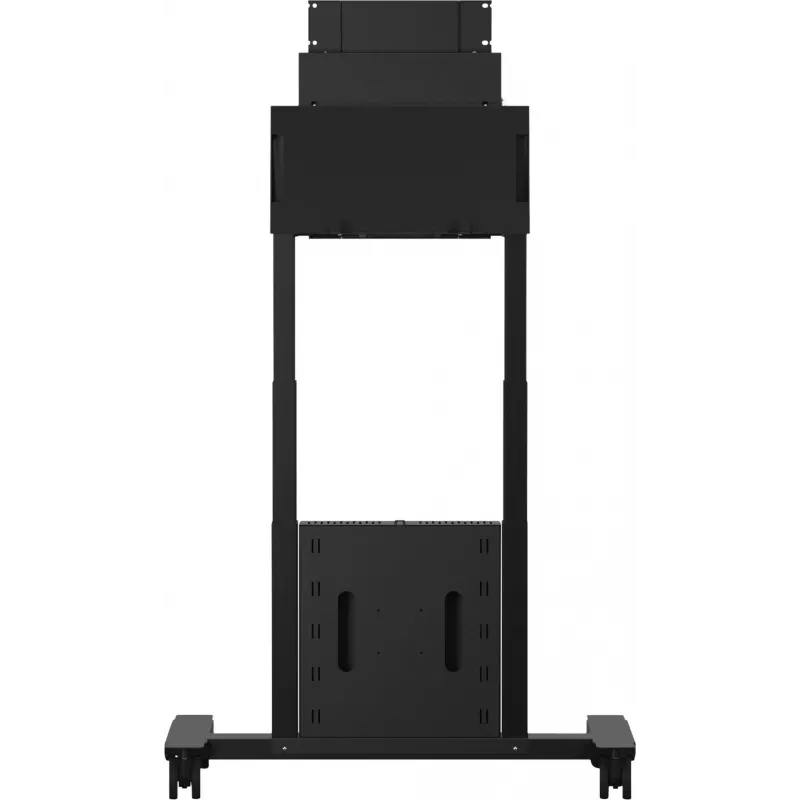 SMS Func Mobile Motorized Flipster 2 vežimėlis - juodas - iki 65 inch ekranams - skirtas Microsoft Surface Hub 2S 50 inch, Samsung Flip WM55H, Flip 2 WM55R, WM65R, WM85R