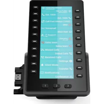 Snom D8C plėtimo modulis D862/D865 IP telefonams, 4,3 colio spalvotas ekranas, 48 programuojami klavišai, USB, juodas