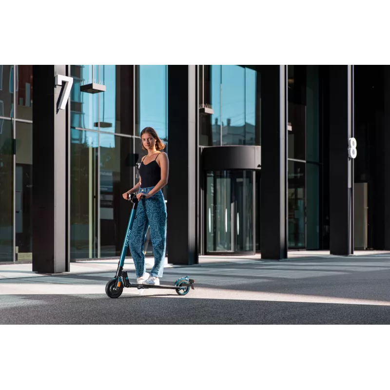 SoFlow SO1 elektrinis paspirtukas, juoda/turquoise, 20 km/h, 100 kg keliamoji galia