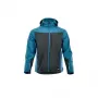 SOFTSHELL COMFORTXL Softshell Striukė XL Juoda 8000mm Vandeniui Atspari Vėjui Nelaidi Kvėpuojanti Darbinė Apranga