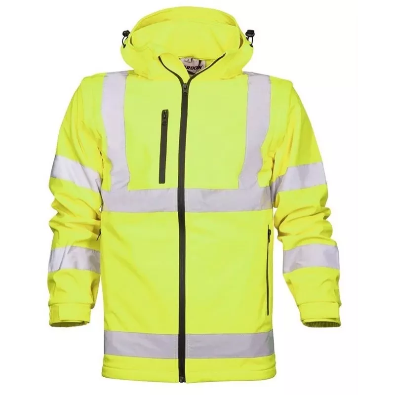 SOFTSHELL JACKET REF501 HI-VIZ YELLOW XL