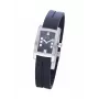 SOL Woman 10011/4 Quartz Analog Watch 23mm Stainless Steel Case Black Leather Strap