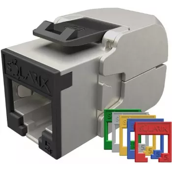 SOLARIX Cat.5E STP be įrankių keystone lizdas, RJ45, baltas