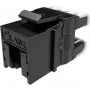 SOLARIX Cat.6 UTP RJ45 įrankio nereikalaujantis keystone lizdas, juodas