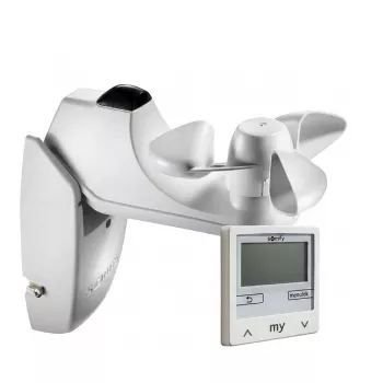 Somfy 1818317 Soliris Smoove Uno Pure White rinkinys su vėjo/saulės jutikliu be rėmelio