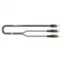 Sommer Cable SC-Onyx 0,25 mm² subalansuotas garso jungiamasis kabelis 1 m juodas