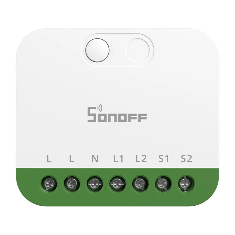 Sonoff MINI-2GS Matter dviejų kanalų mini jungiklis