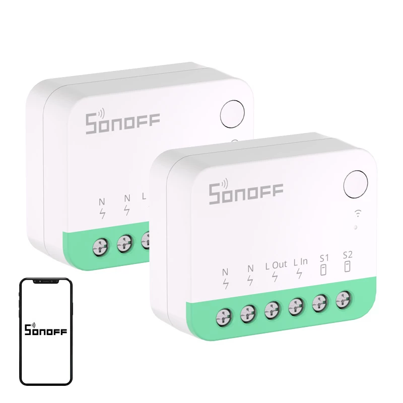 SONOFF MINIR4M (Extreme) Matter Switch, 2 rinkinys