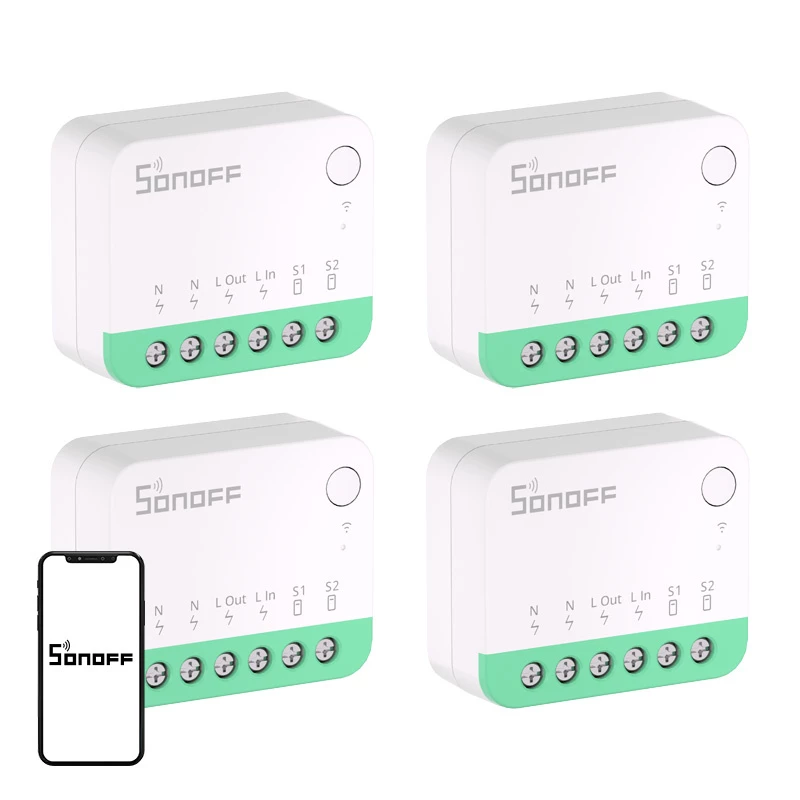SONOFF MINIR4M (Extreme) Matter Switch 4 rinkinys