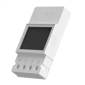 Sonoff POWR316D WiFi Smart Power Meter Switch su energijos stebėjimu, 16A, 3500W, LCD ekranas, veikia su Alexa ir Google Home