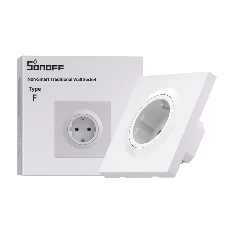 SONOFF WS01STPF-E Tradicinis sieninis lizdas (F tipas)