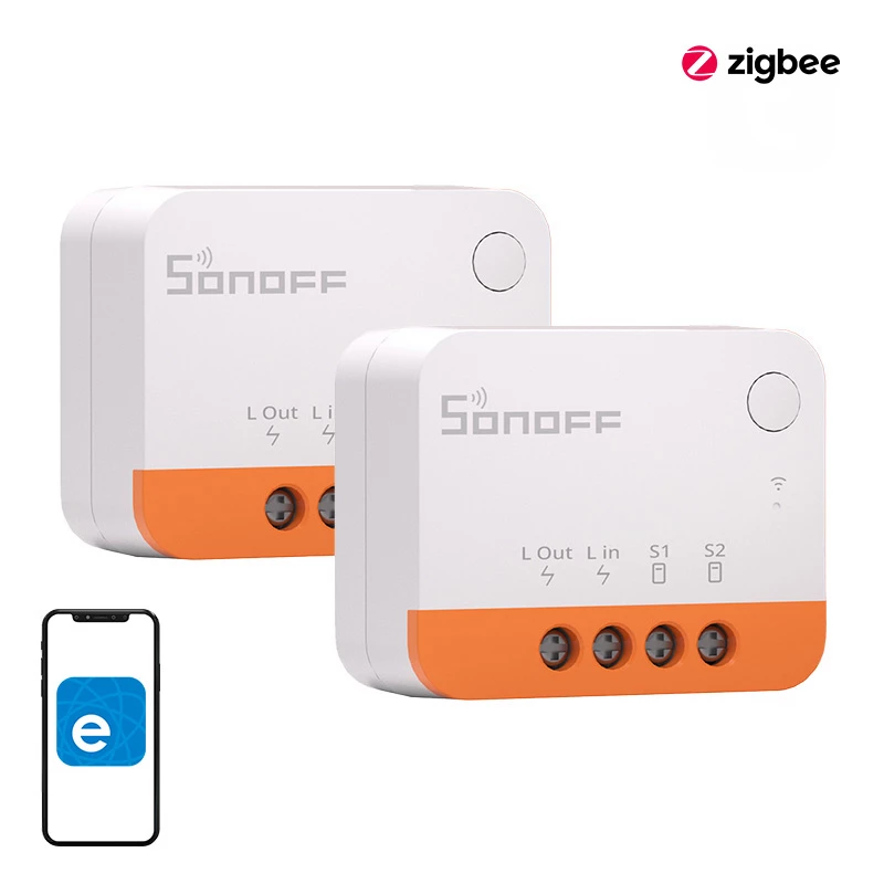 Sonoff ZBMINIL2 Smart ZigBee Mini Switch (2 vnt. pakuotė)