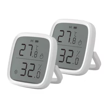 SONOFF ZigBee SNZB-02D temperatūros ir drėgmės jutiklis, 2 vnt. pakuotė