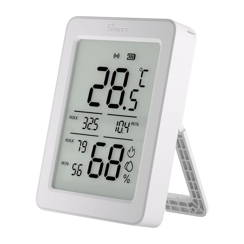 SONOFF ZigBee SNZB-02DR2 temperatūros ir drėgmės jutiklis, 2 vnt. pakuotė