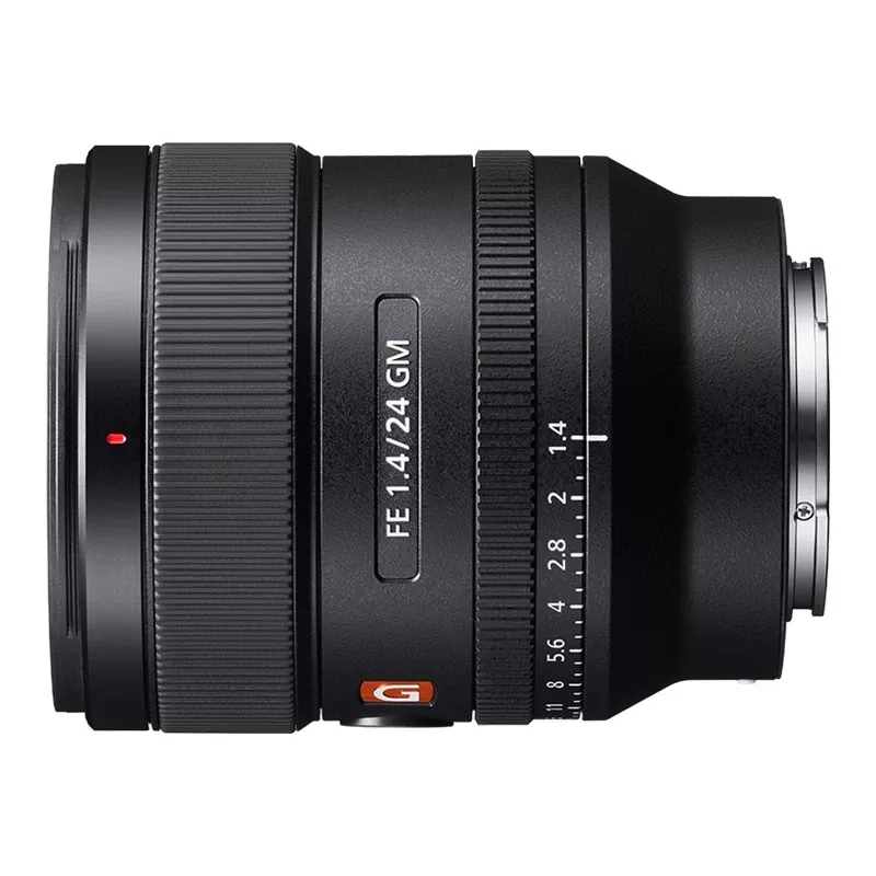 Sony FE 24mm f/1.4 G Master pilno kadro pirminis objektyvas
