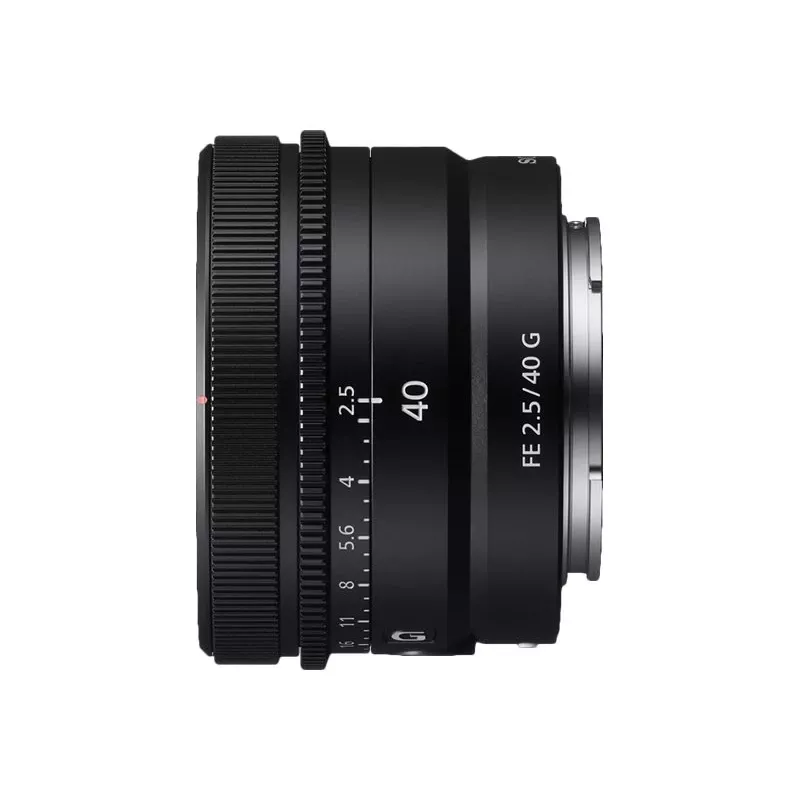 Sony FE 40mm f/2.5 G pilno kadro pirminis objektyvas (SEL40F25GB.SYX)