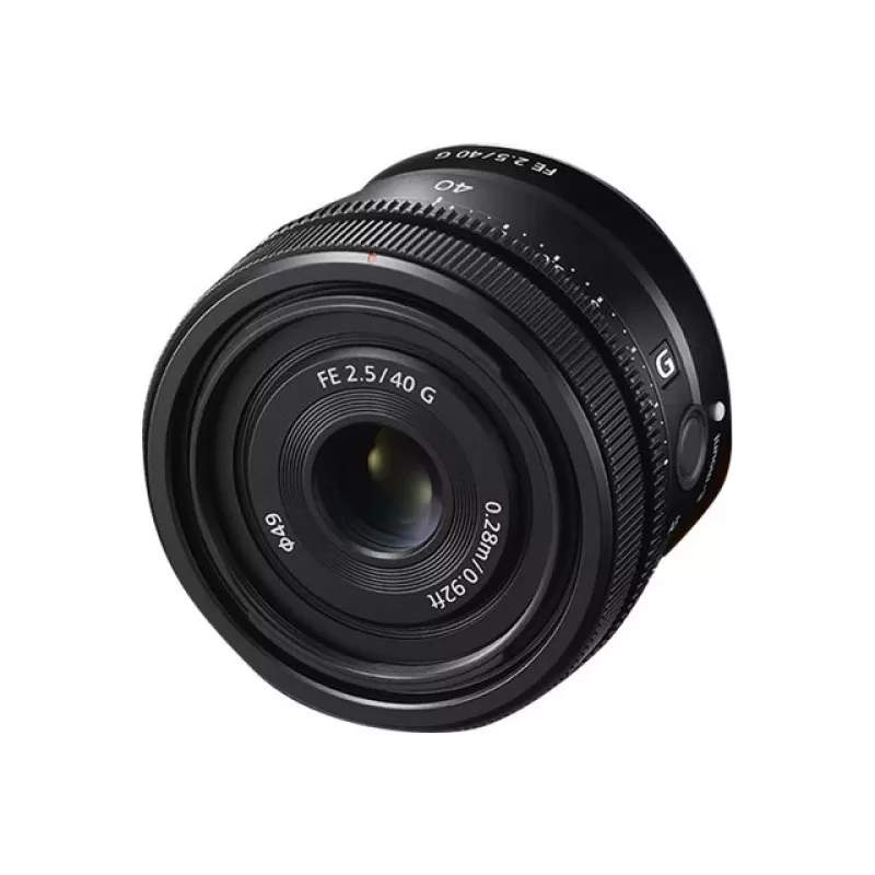 Sony FE 40mm f/2.5 G pilno kadro pirminis objektyvas (SEL40F25GB.SYX)