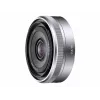 Sony SEL16F28S.SYX E-Mount 16mm f/2.8 plataus kampo pirminis objektyvas (APS-C, juodas)