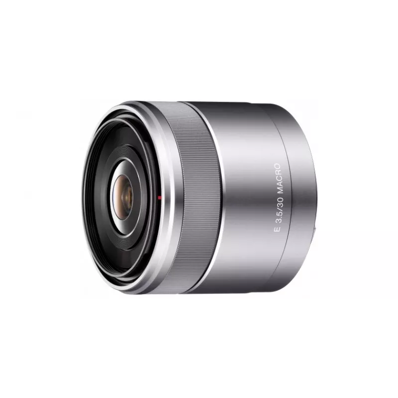 Sony SEL30M35S.SYX E-Mount 30mm f/3.5 makro objektyvas (sidabrinis)