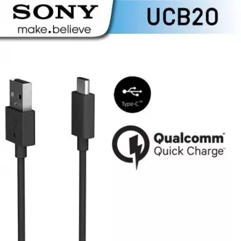 Sony UCB-20 USB-C duomenų laidas 3A 1m juodas (urmu)