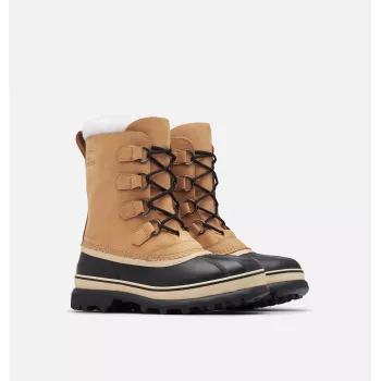 SOREL Caribou Boots Vyriški vandeniui atsparūs izoliuoti žieminiai sniego batai juodi rudi