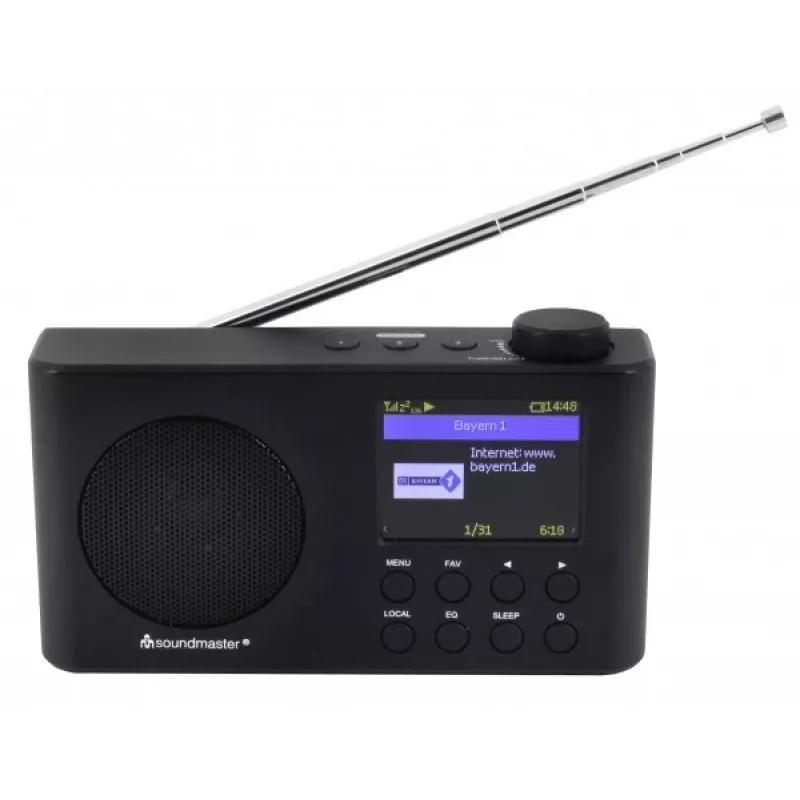 Soundmaster IR6500SW nešiojamasis skaitmeninis radijas Internet/DAB+/FM WLAN Bluetooth