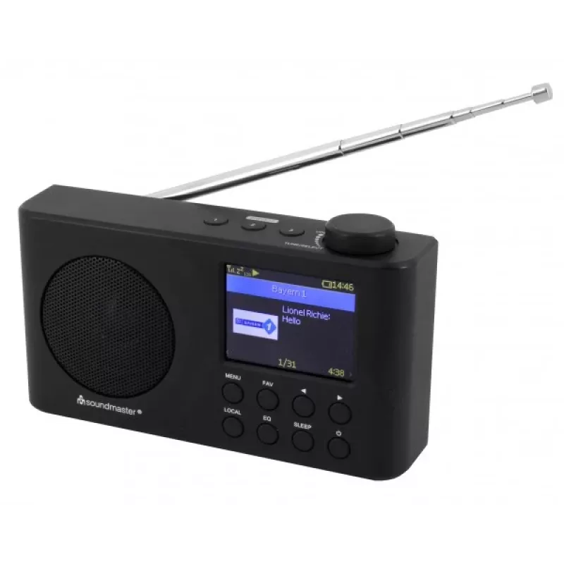 Soundmaster IR6500SW nešiojamasis skaitmeninis radijas Internet/DAB+/FM WLAN Bluetooth