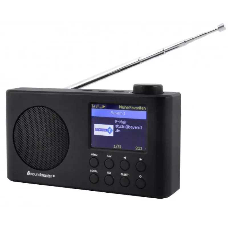 Soundmaster IR6500SW nešiojamasis skaitmeninis radijas Internet/DAB+/FM WLAN Bluetooth