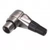 Soundsation GO-LINK SXLR034F-B 3 kontaktų XLR lizdo kabelio jungtis, litavimo gnybtais, juoda, 25 vnt. pakuotė