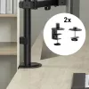 Spacetronik SPA-112 Stalo tvirtinimo rankena 1 monitoriui 17-32 colių juoda