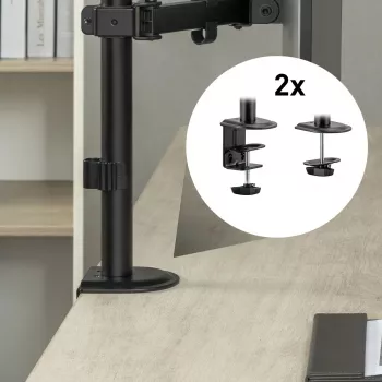 Spacetronik SPA-112 Stalo tvirtinimo rankena 1 monitoriui 17-32 colių juoda