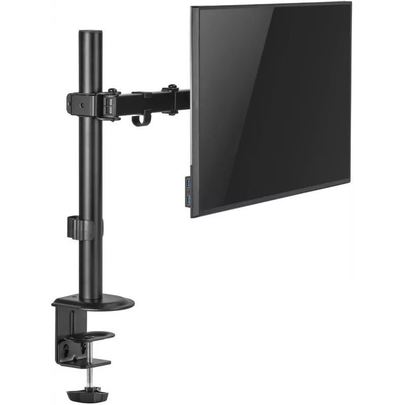 Spacetronik SPA-112 Stalo tvirtinimo rankena 1 monitoriui 17-32 colių juoda