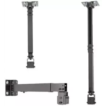 Spacetronik SPA-P01B Universal Projector Mount 2-in-1 Ceiling/Wall, 15 kg, Steel, Black