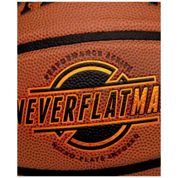Spalding Neverflat Max krepšinio kamuolys patalpoms ir laukui, ruda, 7 dydis
