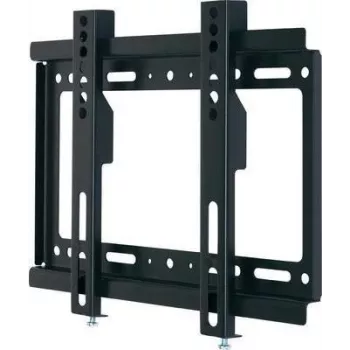 SpeaKa Professional 1089871 Fiksuotas sieninis laikiklis 23-42 colių televizoriams iki 30 kg, VESA 200x200, juodas