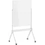 SpeaKa Professional Stiklinė magnetinė lenta SP-MMW-001 904 x 1103 mm balta su dėklu ir magnetais ant ratukų stovo SP-13324624